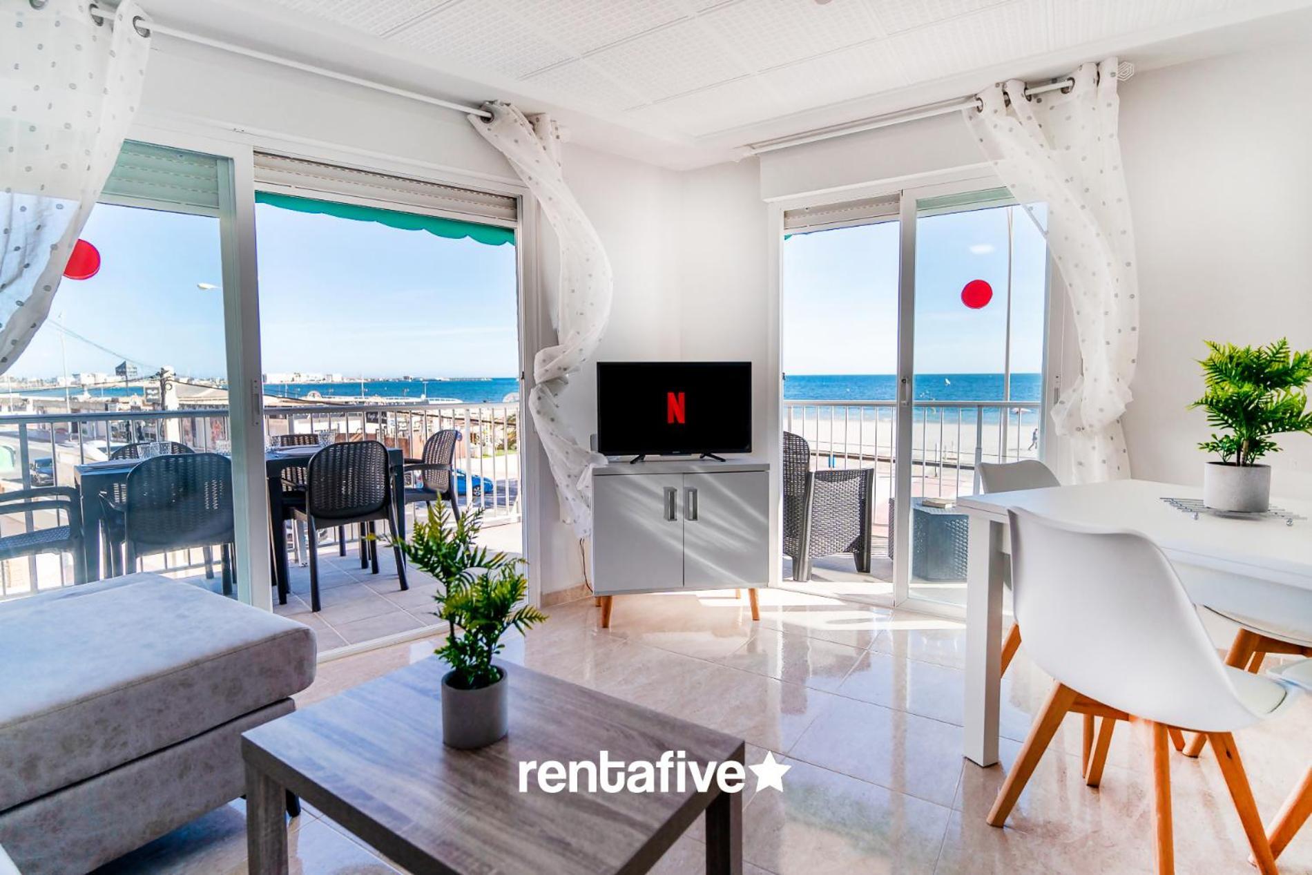 Rentafive Primera Linea Terraza Reformado Santa Pola Extérieur photo